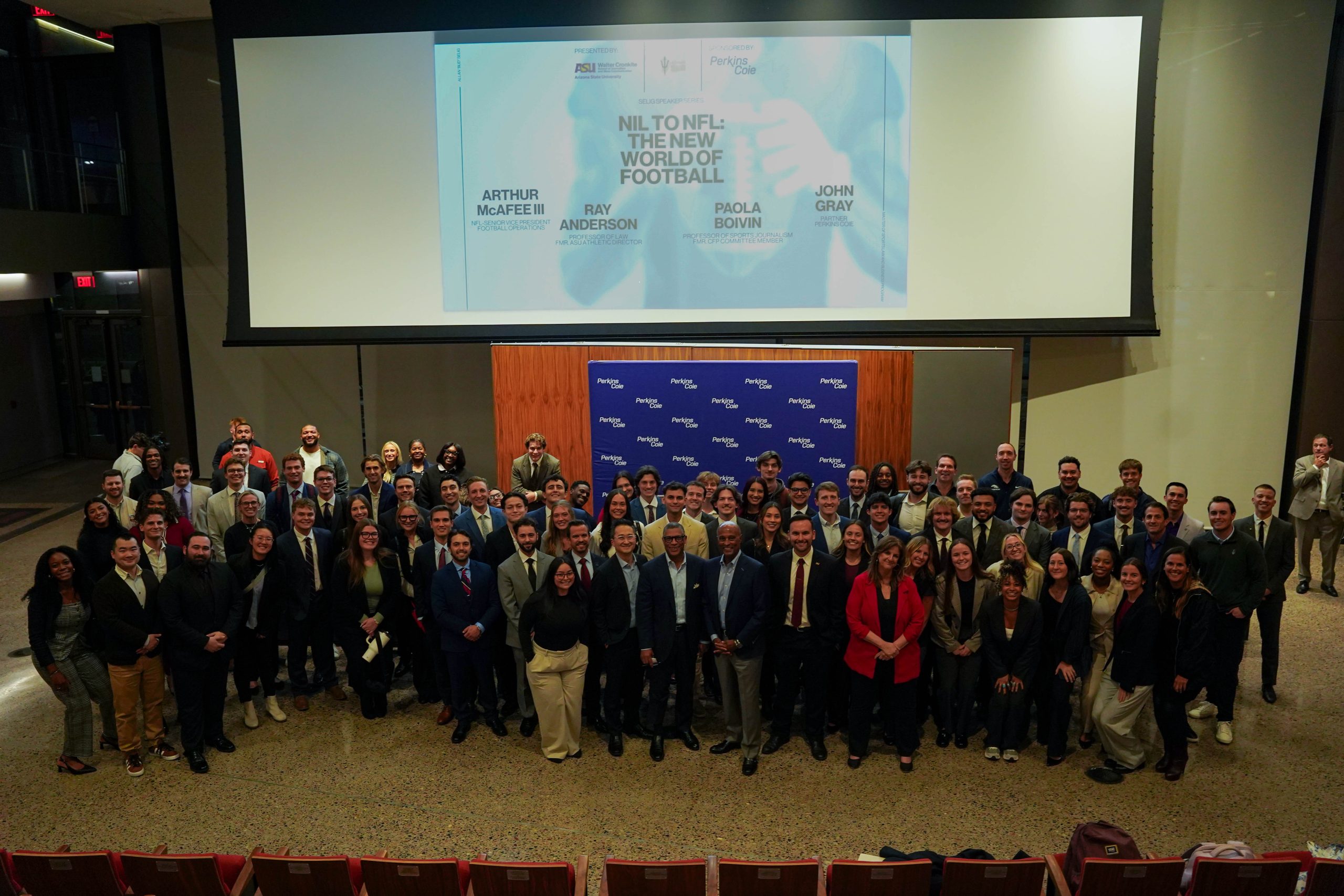 Speakers and participants from the Fall 2025 Selig Speaker Series event