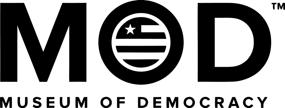 Logo for the Museum of Democracy